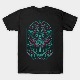 owl line art T-Shirt